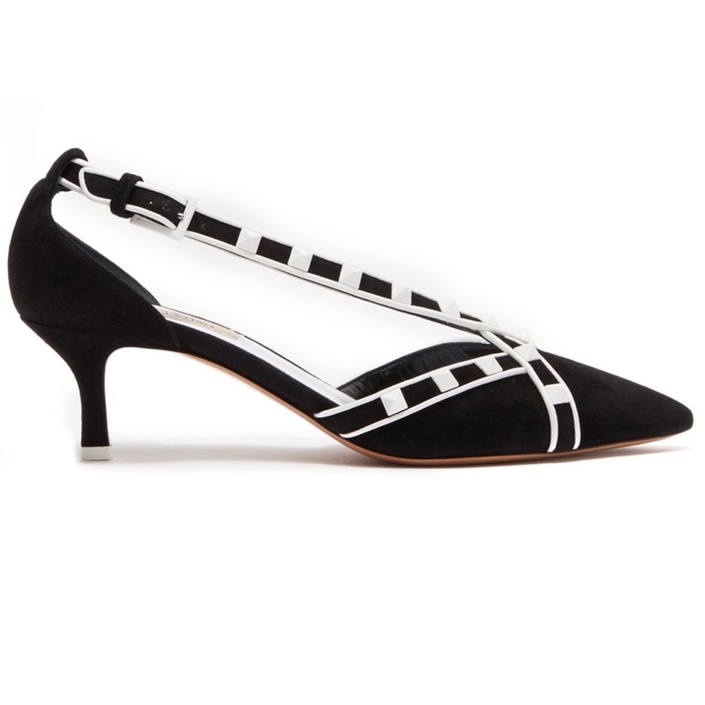 NIB Valentino Free Rockstud D'Orsay 55 Pumps